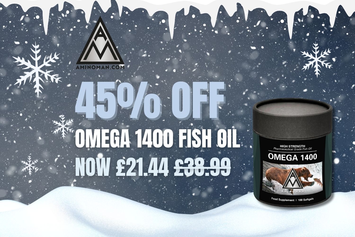 45% off Omega Fish Oils